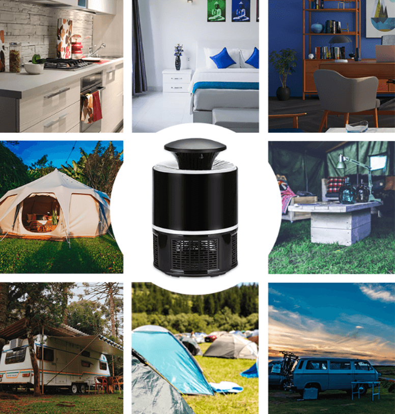 Avtoit | Ultra LED Mosquito Killer Lamp – Silent Insect Trap with UV Light & USB Charging for Indoor Use