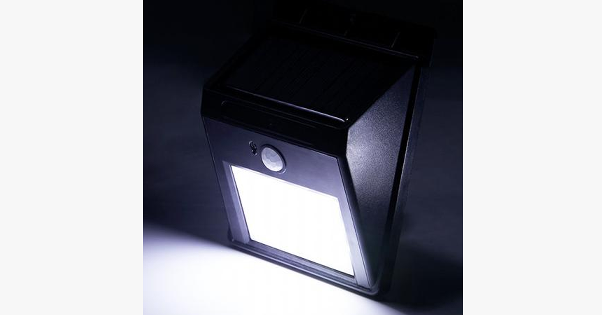 Avtoit | Solar LED Sensor Wall Lamp – Do your part for the environment and increase safety in your area