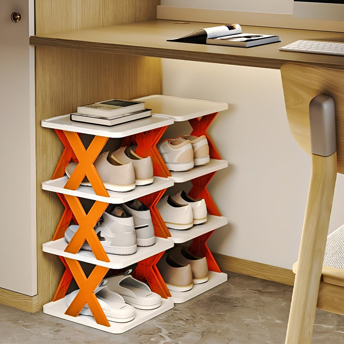 Avtoit | Multifunctional and Foldable Shoe Rack - SpaceSaver