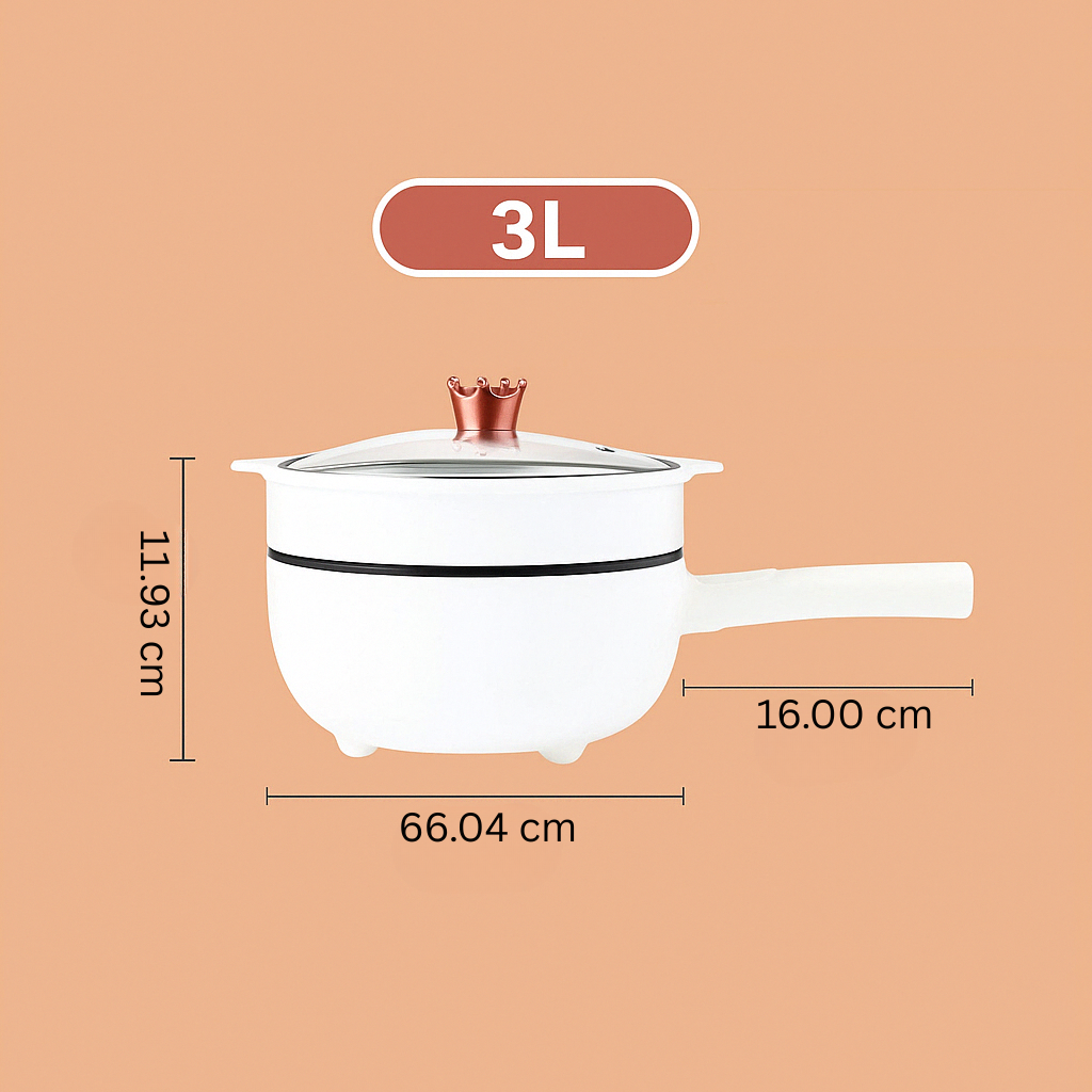 Avtoit | Multifunctional Electric Frying Pan with Steamer - CookEase