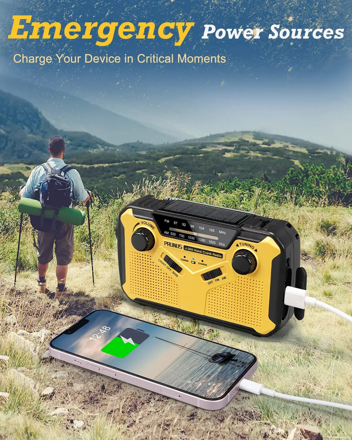 Avtoit | Multifunctional Emergency Radio with Charging Options - SafeSignal