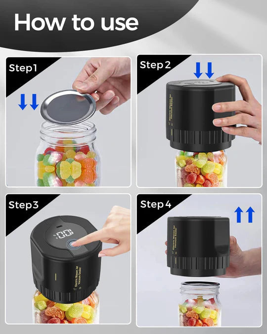 Avtoit | Electric Mason Jar Vacuum Sealer Kit