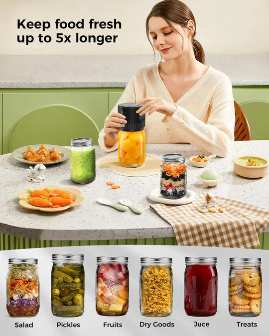 Avtoit | Electric Mason Jar Vacuum Sealer Kit