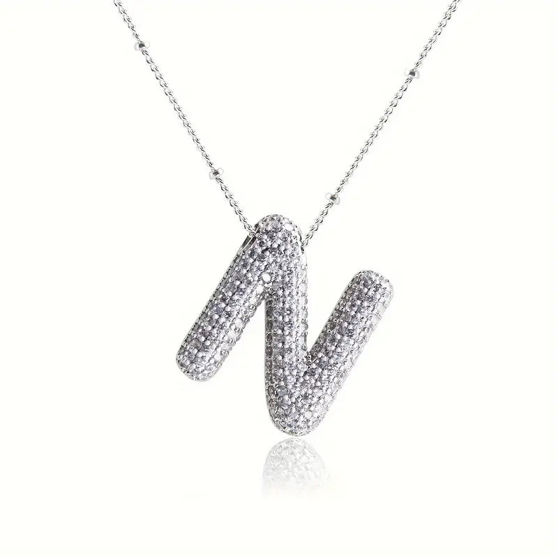 Avtoit | Alphabet-Diamond-Pendant-Necklace