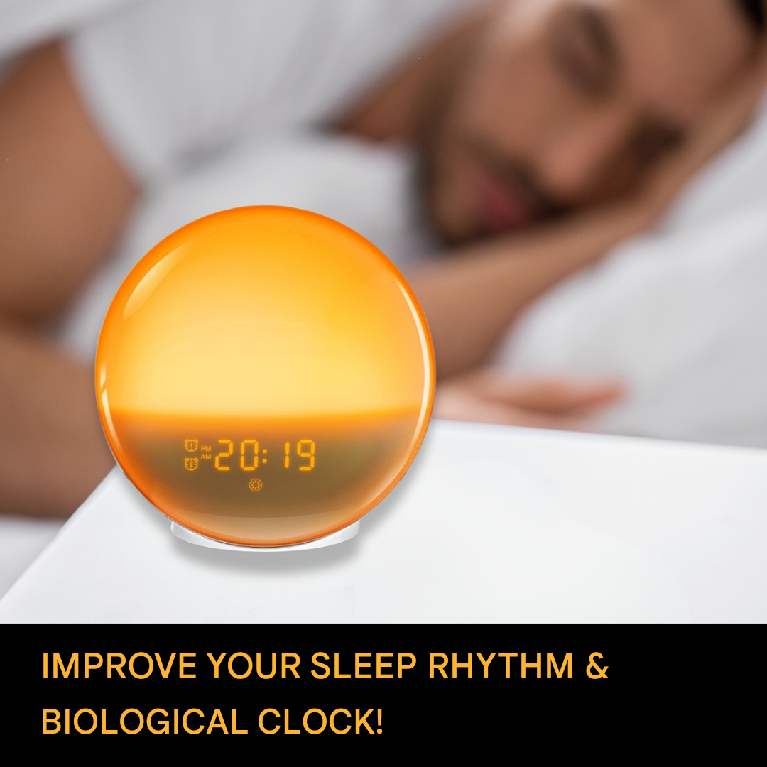 Avtoit | Natural Alarm Clock Radio with Wake-Up Light - GlowRise