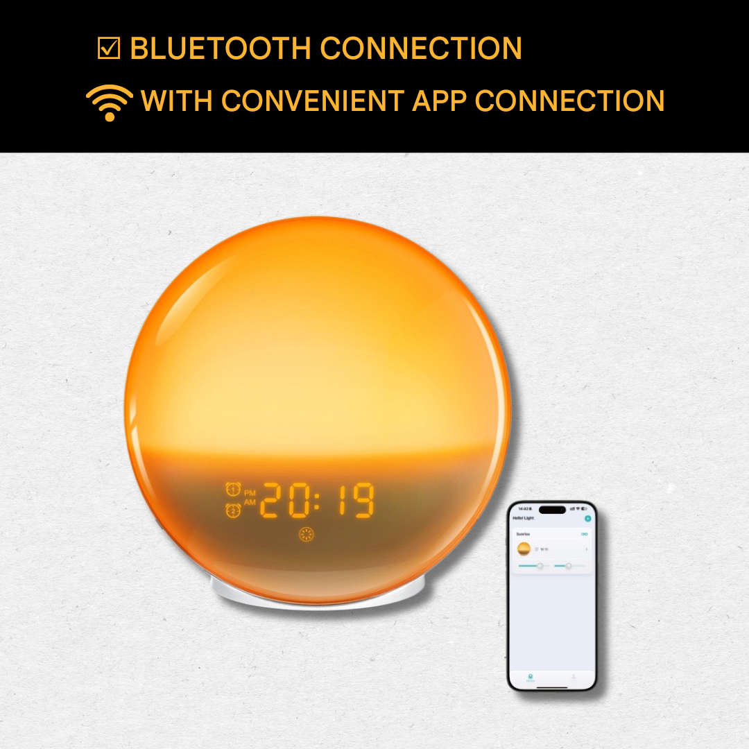 Avtoit | Natural Alarm Clock with Wake-up Light - GlowRise
