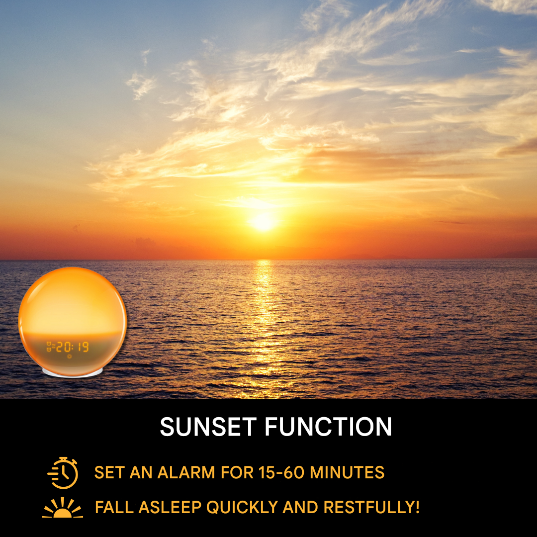 Avtoit | Natural Alarm Clock with Wake-up Light - GlowRise