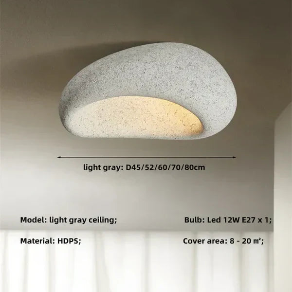 Avtoit | Natural Wabi Sabi Ceiling Lamp - SereneAura