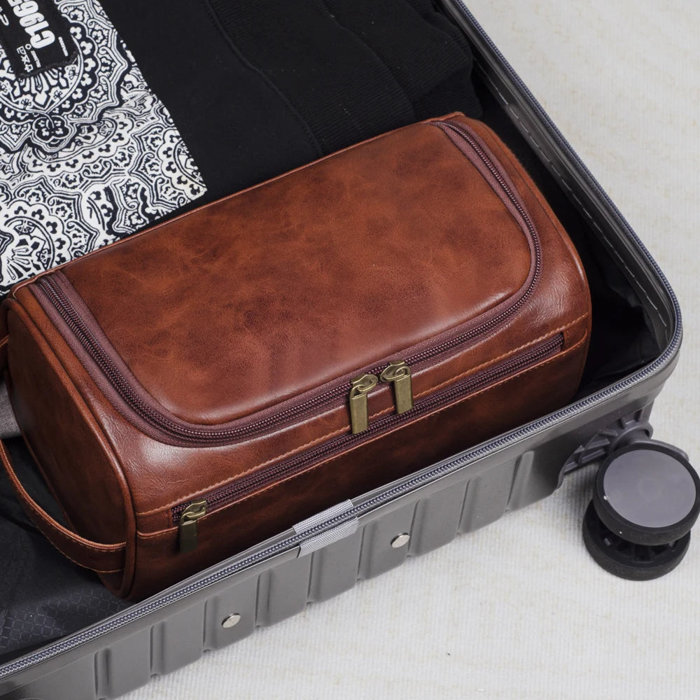 Avtoit | Premium Leather Toiletry Bag for Travelers