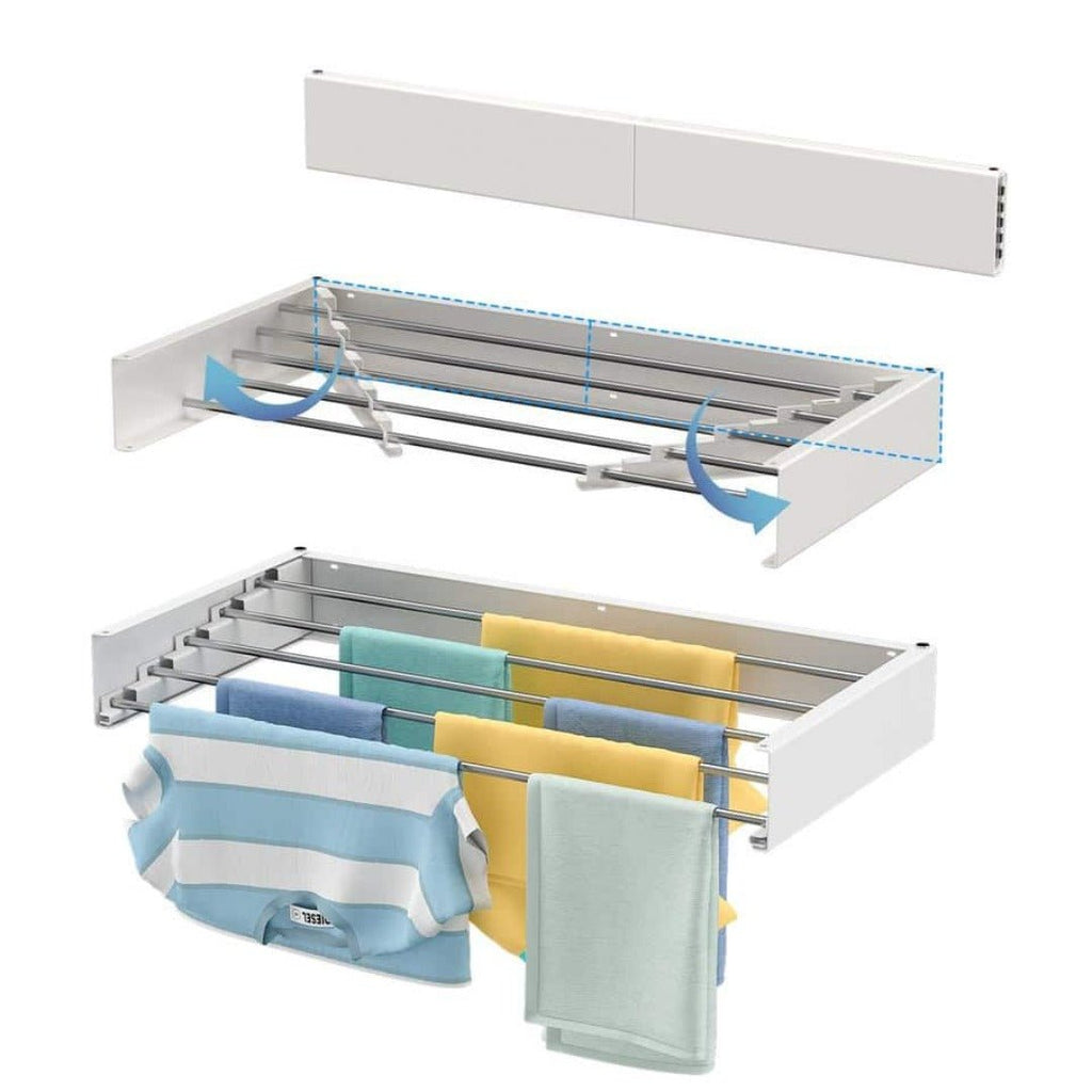 Avtoit | AetherDry™ | Foldable Wall-Mounted Drying Rack | Space-Saving Laundry Solution for Efficient Drying in Small Spaces