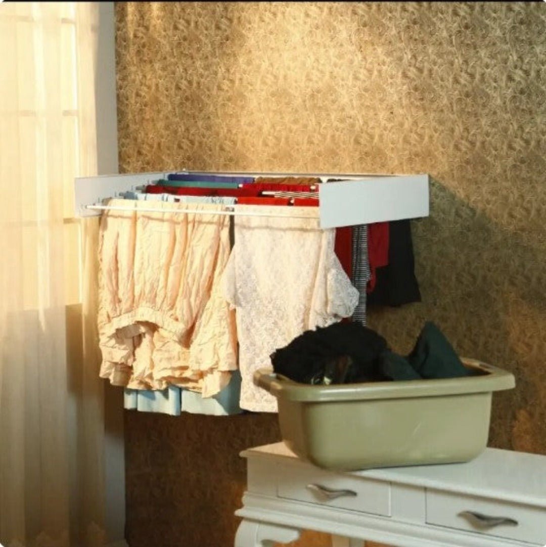 Avtoit | AetherDry™ | Foldable Wall-Mounted Drying Rack | Space-Saving Laundry Solution for Efficient Drying in Small Spaces