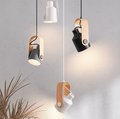 Avtoit | Hanging lamp | Pendant light Black 120 cm Wood & Metal