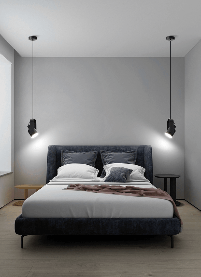 Avtoit | Hanging lamp | Pendant light Black 120 cm Wood & Metal