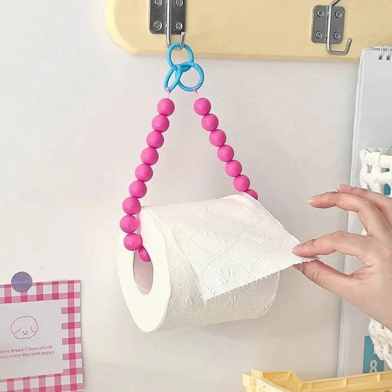 Avtoit | Innovative hanging toilet paper holder with beads