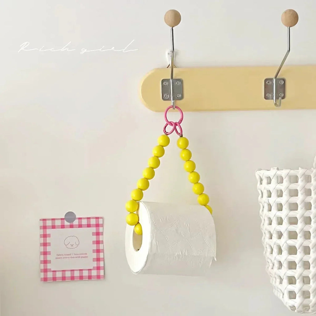 Avtoit | Innovative hanging toilet paper holder with beads