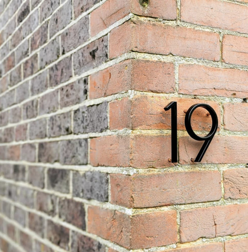 Avtoit | BlackSign - Contemporary Black House Numbers