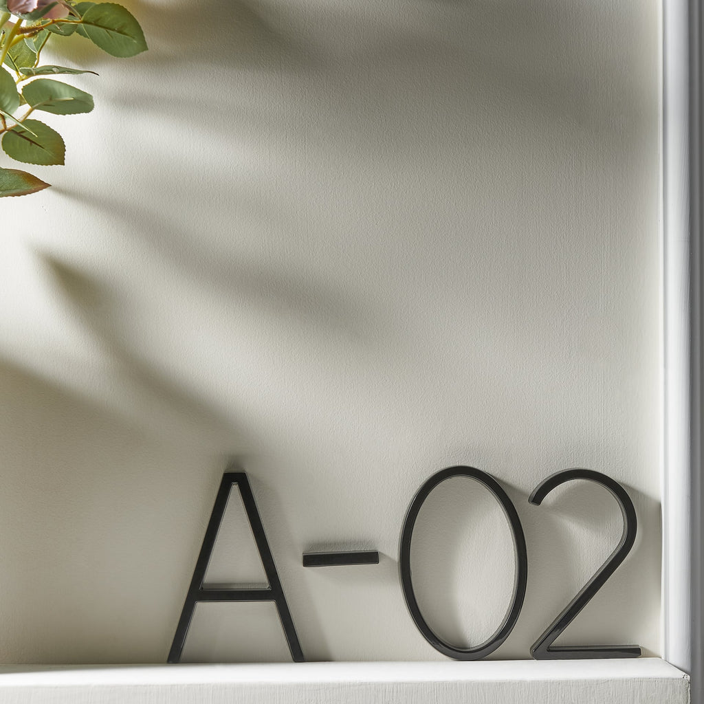 Avtoit | BlackSign - Contemporary Black House Numbers