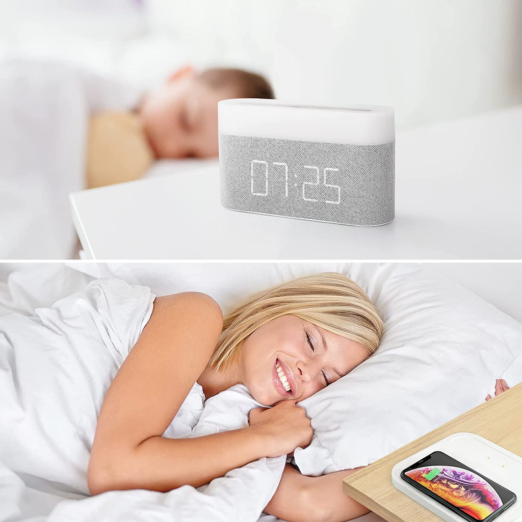 Avtoit | 3-in-1 Wireless Charger, LED Lamp & Digital Alarm Clock | Fast Charging Dock