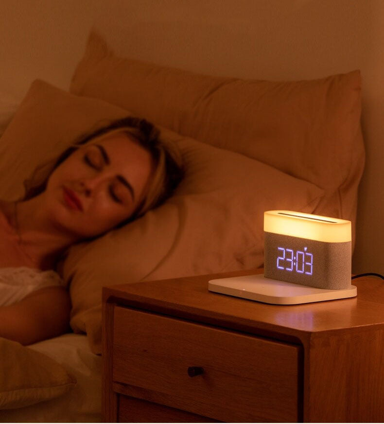 Avtoit | 3-in-1 Wireless Charger, LED Lamp & Digital Alarm Clock | Fast Charging Dock