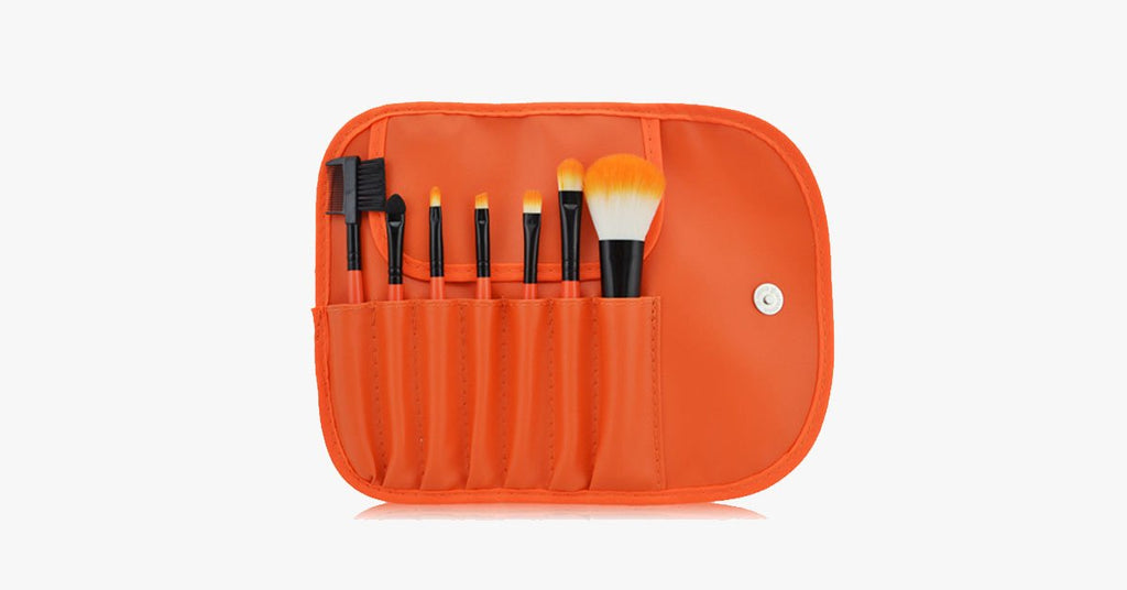 Avtoit | 7-piece classic brush set in orange