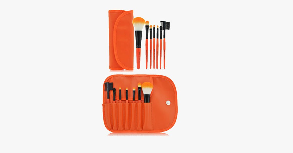 Avtoit | 7-piece classic brush set in orange