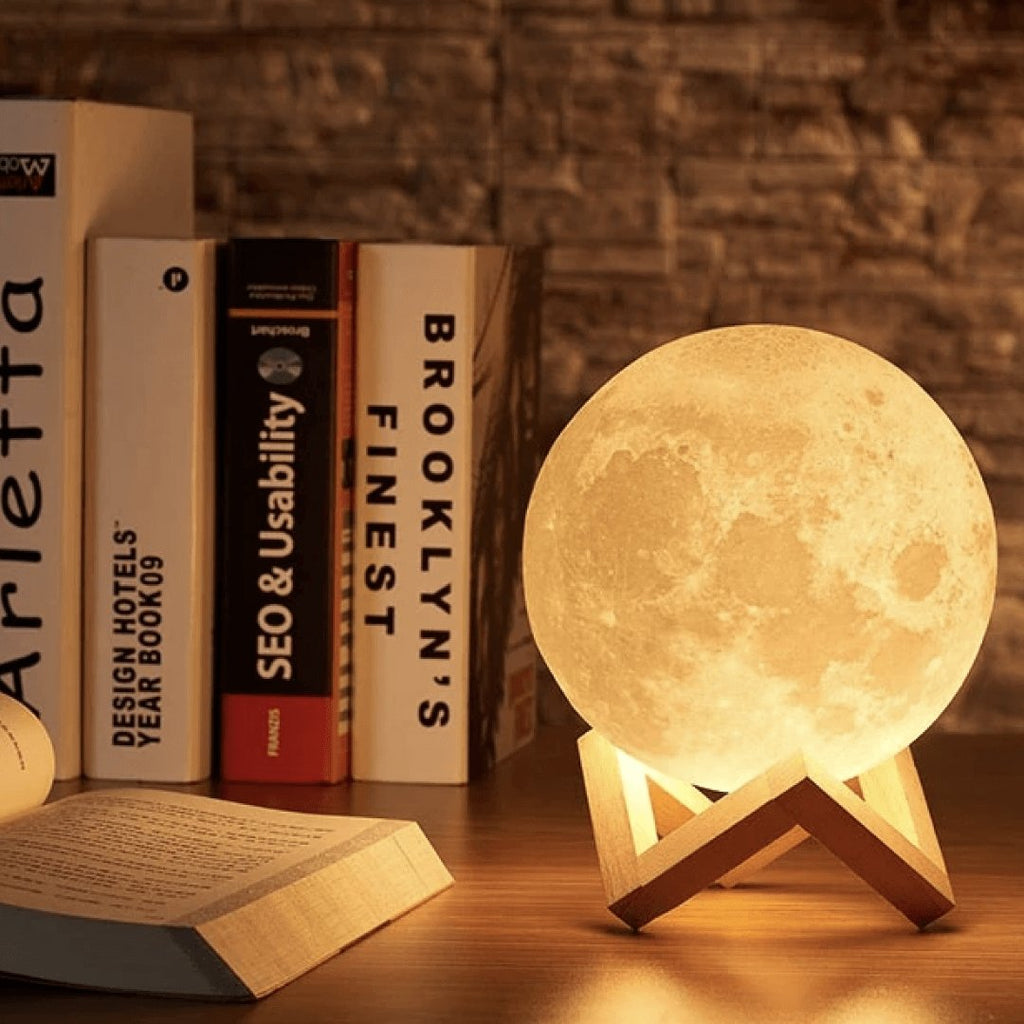Avtoit | Moon lamp - Lunar - Rechargeable - Touch control