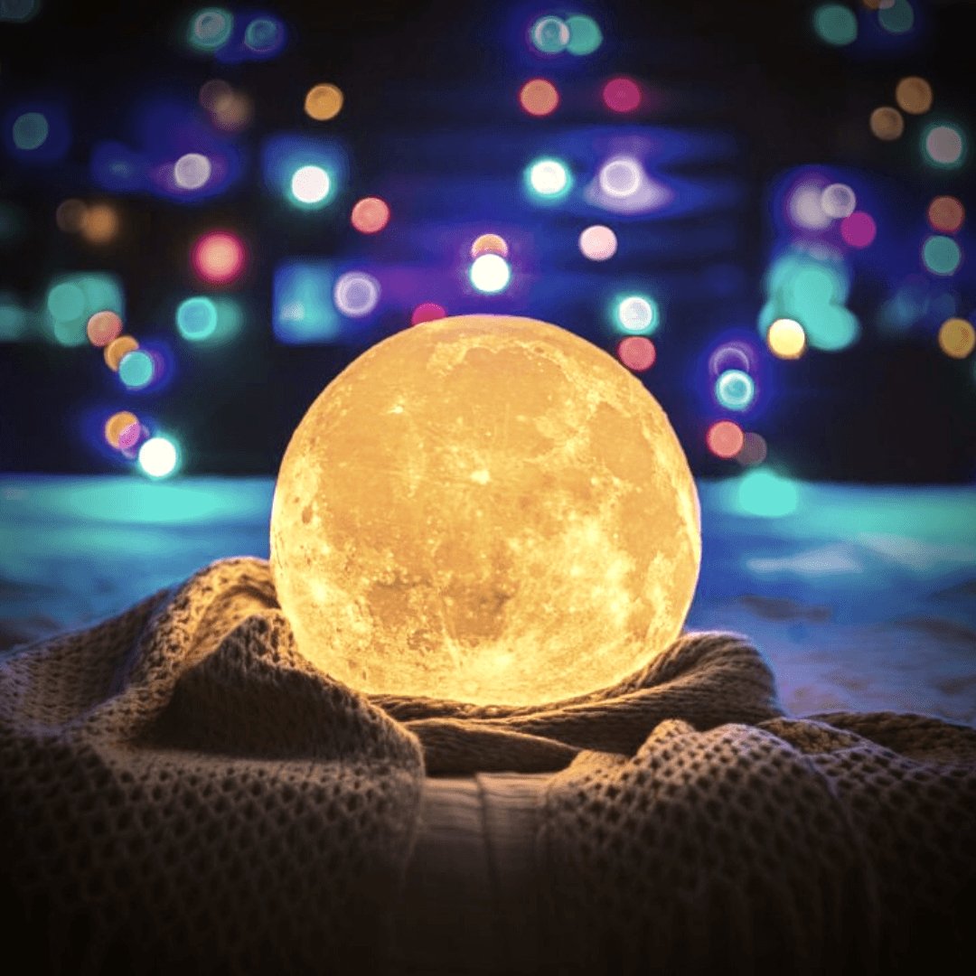 Avtoit | Moon lamp - Lunar - Rechargeable - Touch control