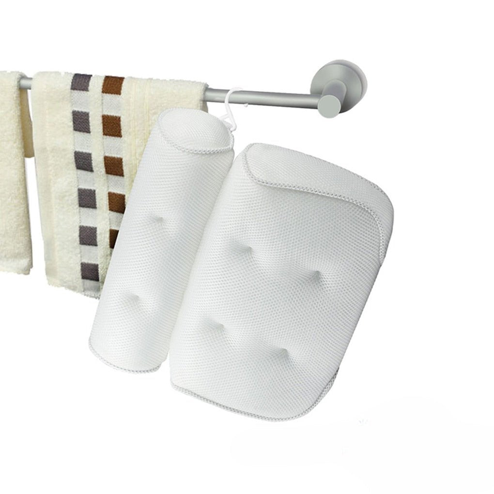 Avtoit | Orthopedic Bathtub Pillow - Breathable Bathtub Headrest Pillow made of 3D Mesh Fabric with Suction Cups