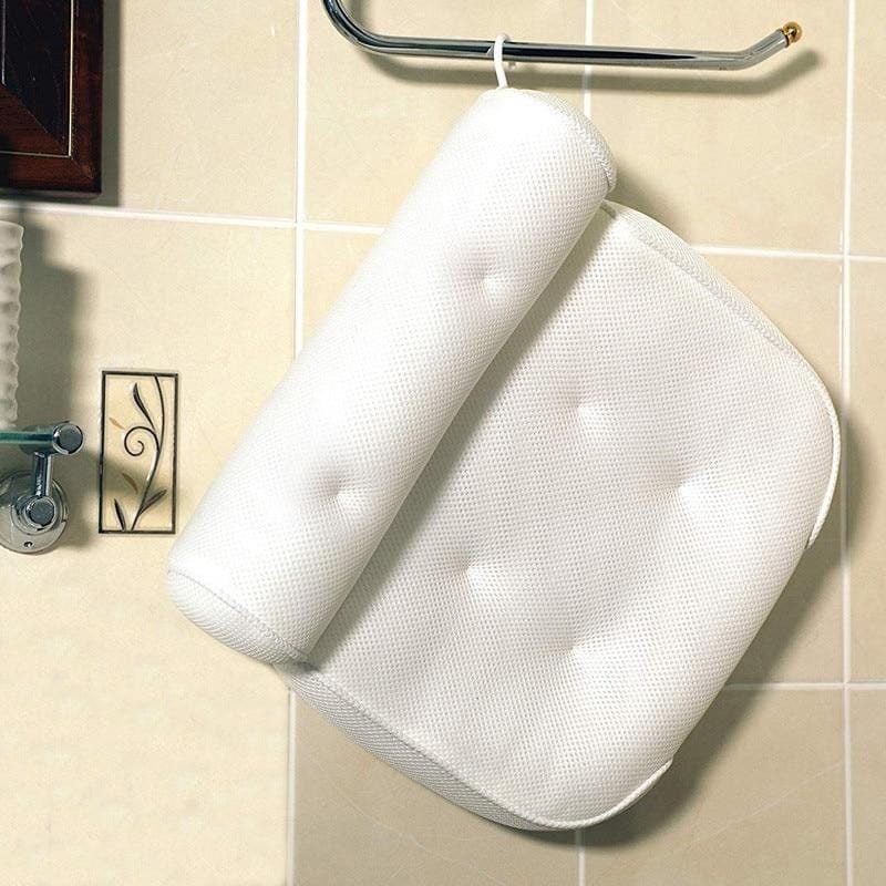 Avtoit | Orthopedic Bathtub Pillow - Breathable Bathtub Headrest Pillow made of 3D Mesh Fabric with Suction Cups