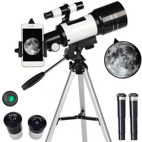 Avtoit | Professional Astronomical Telescope | 70mm Aperture, 300mm Focal Length & Easy Setup for Stargazing and Nature Exploration