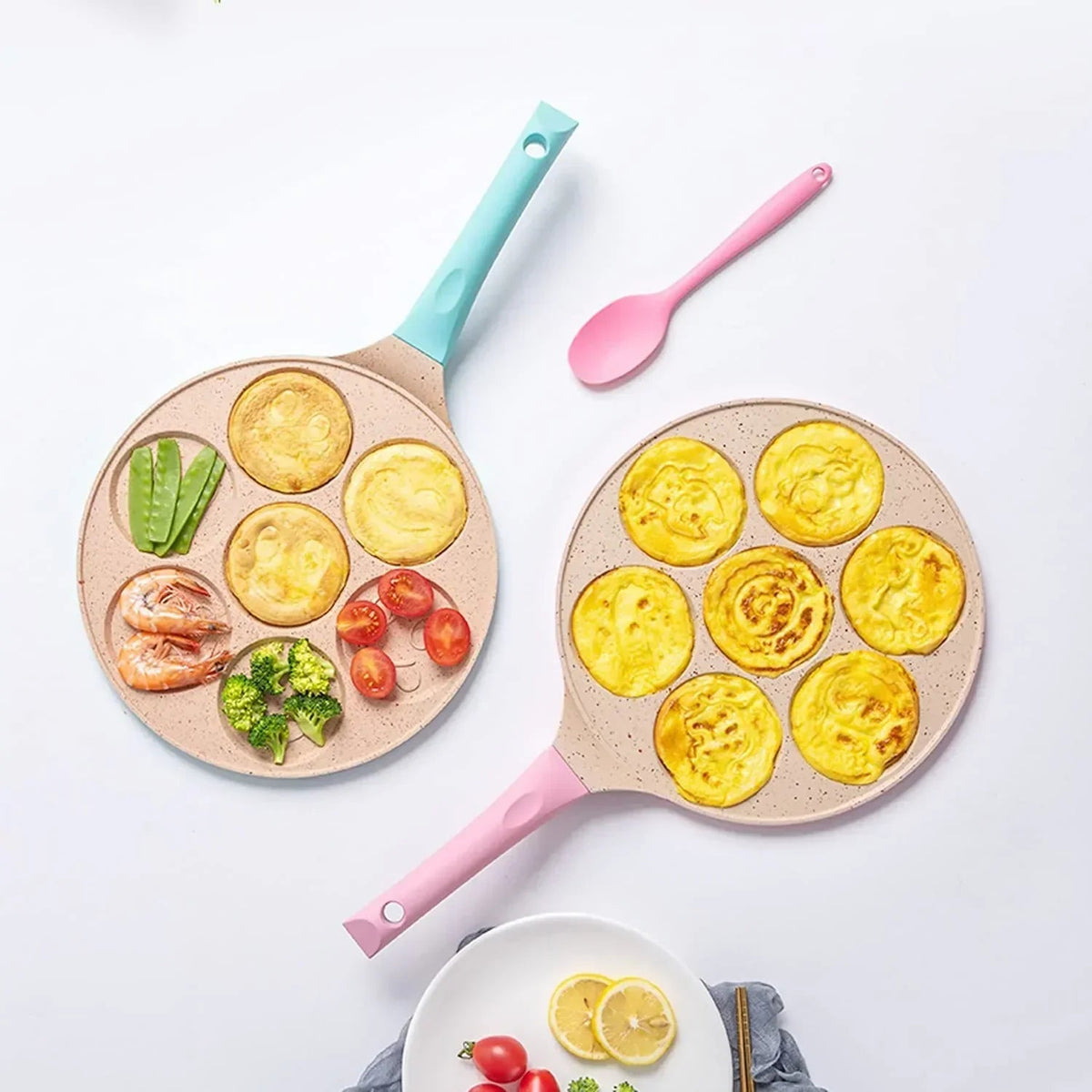 Avtoit | Breakfast frying pan for children – Funny pancake & fried egg shapes