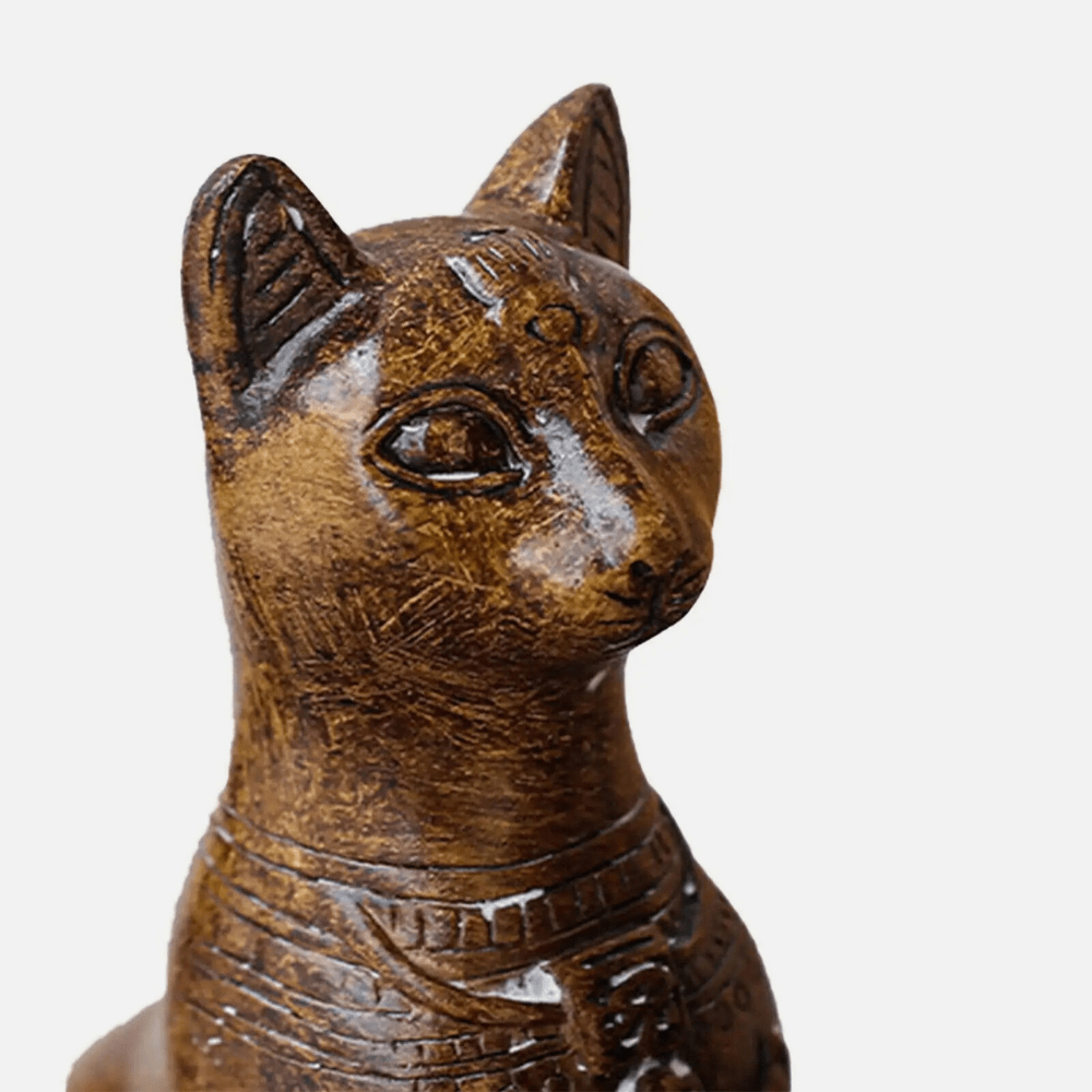 Avtoit | Bookend made of resin | Egyptian cat