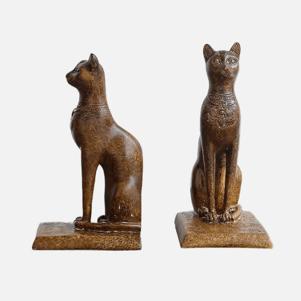 Avtoit | Bookend made of resin | Egyptian cat