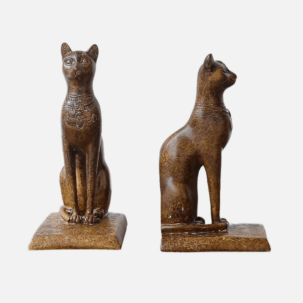 Avtoit | Bookend made of resin | Egyptian cat