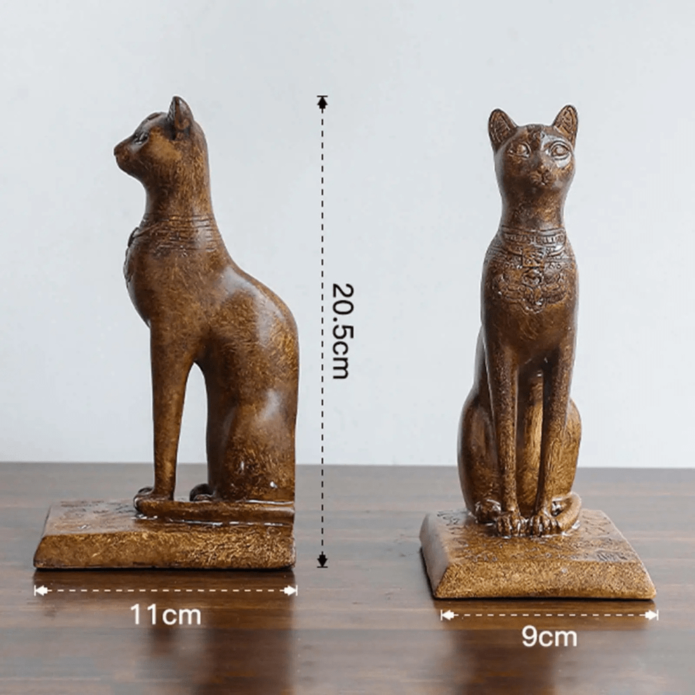 Avtoit | Bookend made of resin | Egyptian cat
