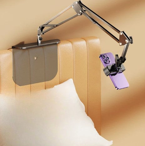 360° Rotating Phone and Tablet Stand for Hands-Free Use in Bed or on the Sofa