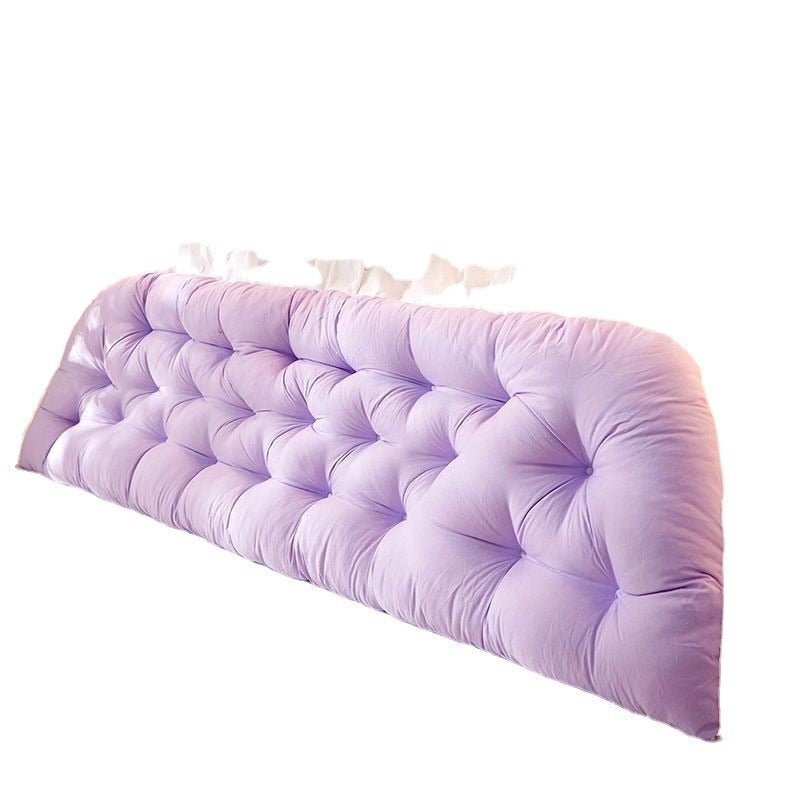 Avtoit | Pink Tatami Pillow Headboard - Bed Sleeping Neck Body Pillow, Large Back Support Pillow for Bedroom Decor