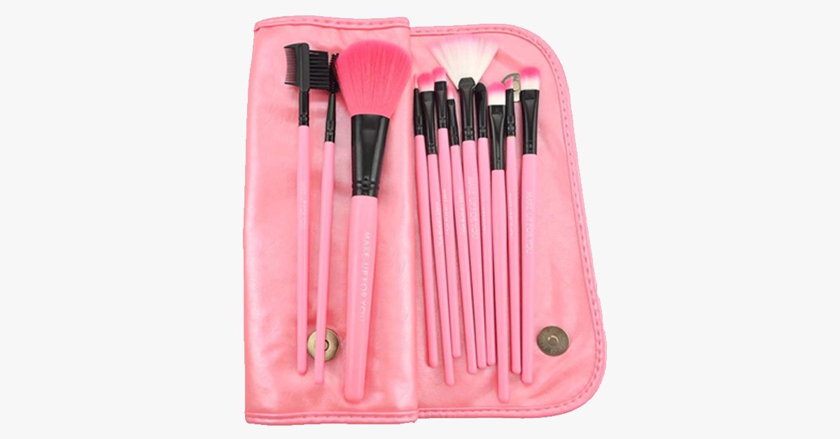 Avtoit | 12-piece Pink Glory Brush Set