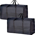 Avtoit | 2 Pieces Large Capacity Moving Bag, With Strong Zippers & Carry Handles, Storage Bag For Clothing, Moving Supplies, Space Saving Storage Bag Organizer, Suitable For Moves, Travel, Packing