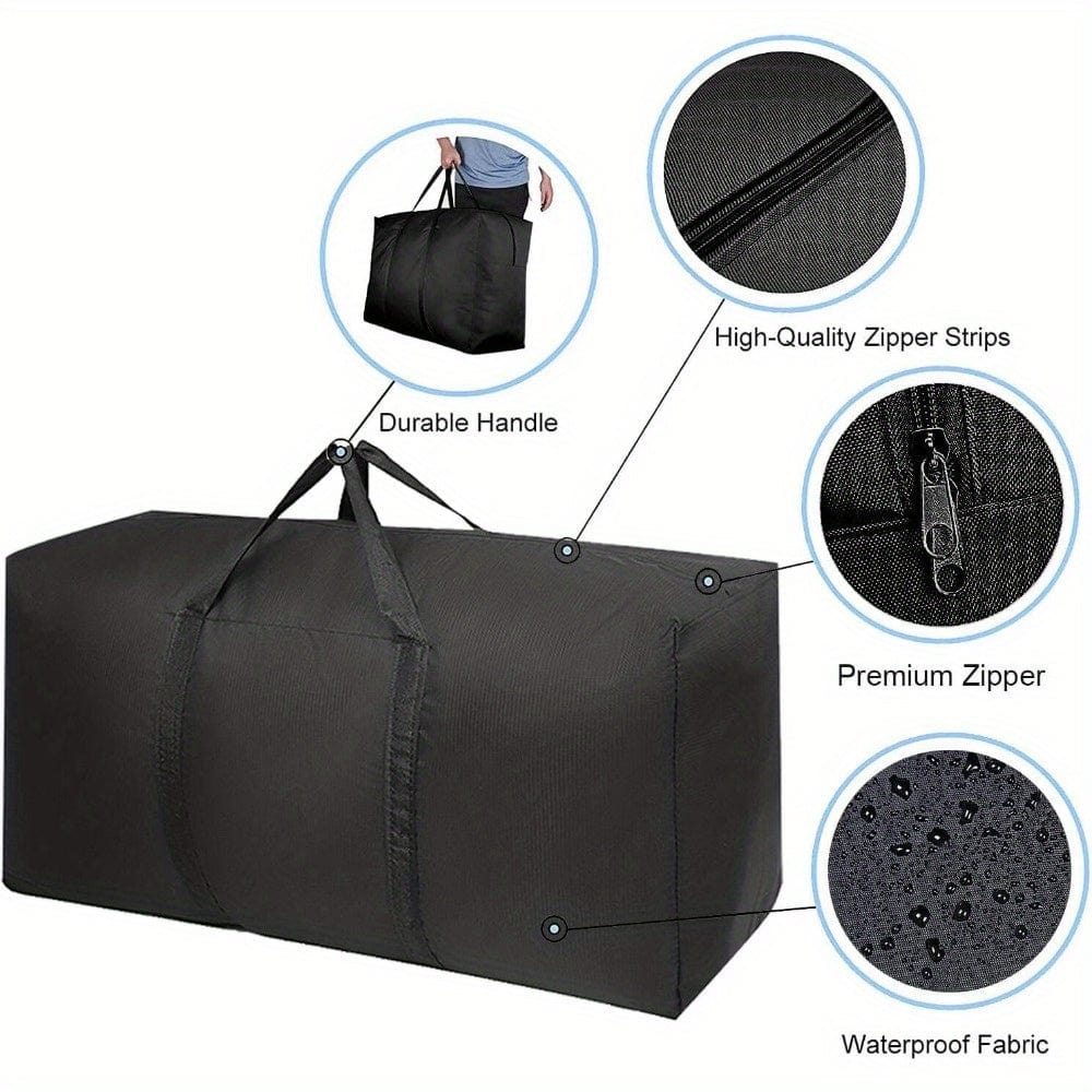 Avtoit | 2 Pieces Large Capacity Moving Bag, With Strong Zippers & Carry Handles, Storage Bag For Clothing, Moving Supplies, Space Saving Storage Bag Organizer, Suitable For Moves, Travel, Packing