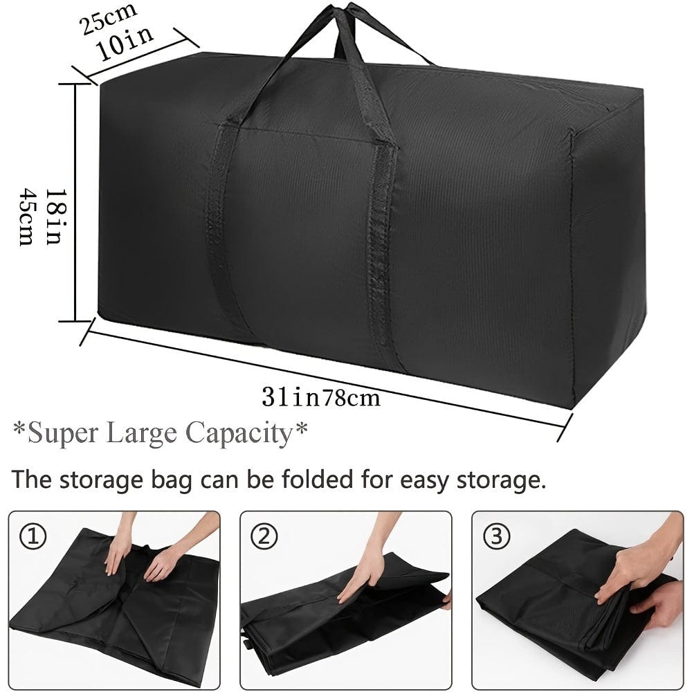 Avtoit | 2 Pieces Large Capacity Moving Bag, With Strong Zippers & Carry Handles, Storage Bag For Clothing, Moving Supplies, Space Saving Storage Bag Organizer, Suitable For Moves, Travel, Packing