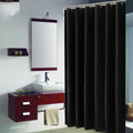 Avtoit | Waterproof black polyester shower curtain with various size options