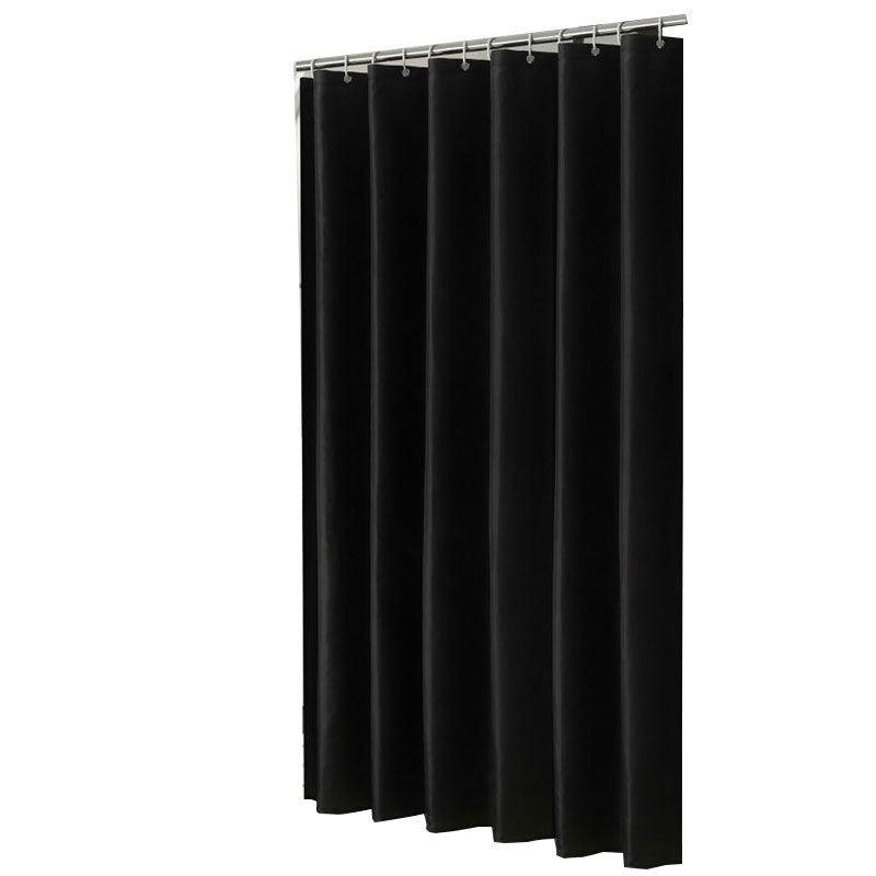 Avtoit | Waterproof black polyester shower curtain with various size options