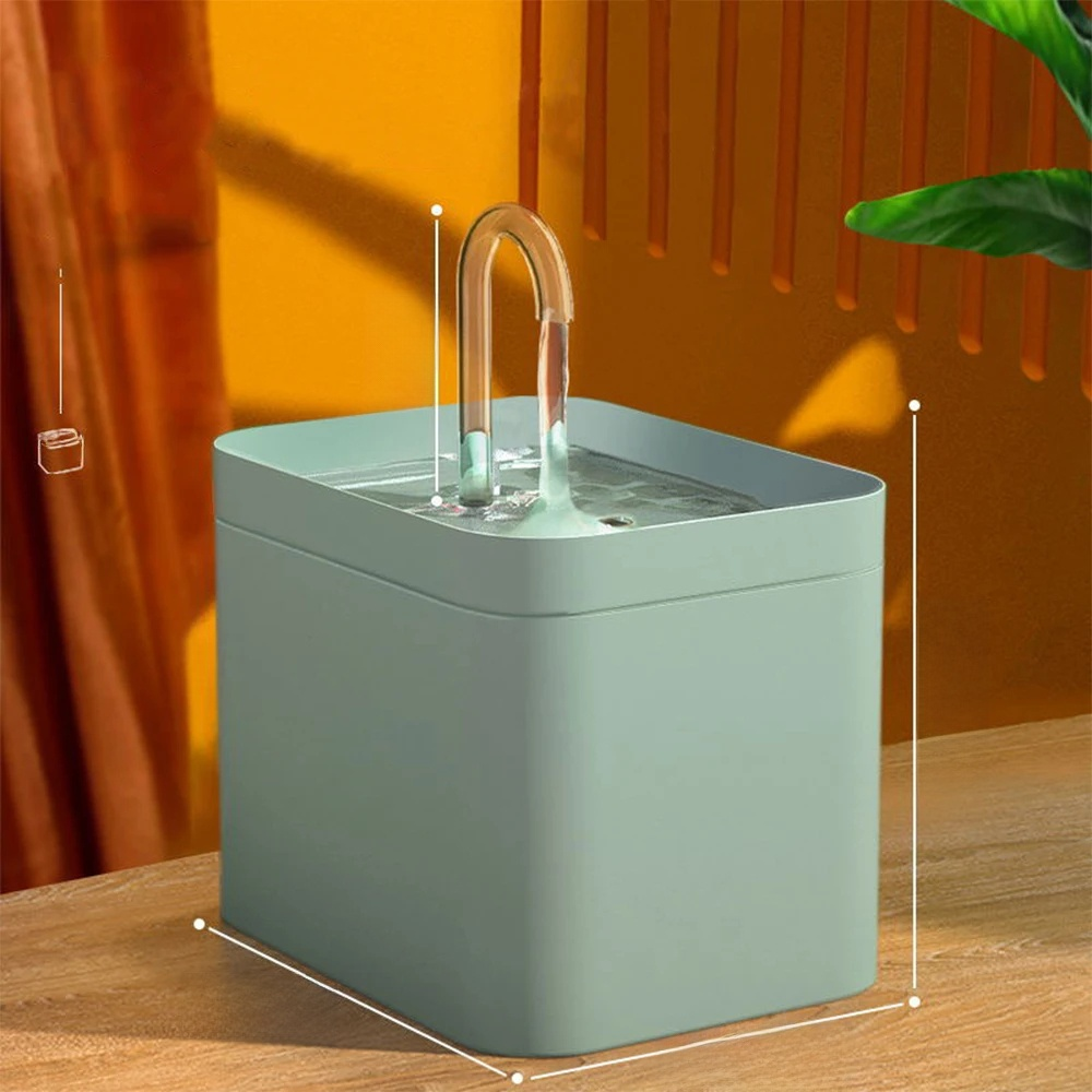 Avtoit | Ultra-quiet Pet Water Fountain with Intelligent Filtration - 1.5 l Stainless Steel