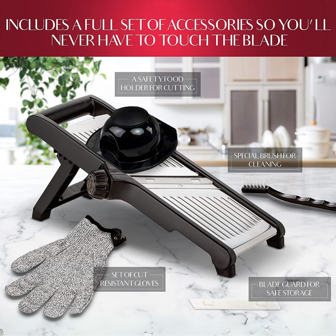 Avtoit | Premium food slicer with cut-resistant gloves