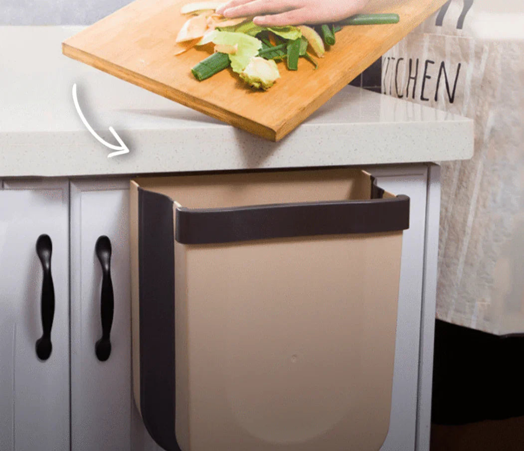 Avtoit | Practical Wall Trash Can – Foldable Trash Bin for the Kitchen