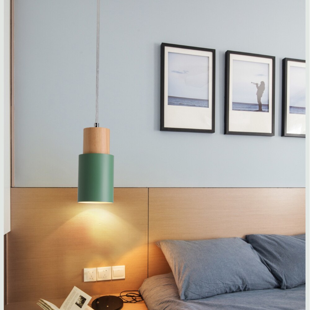 Avtoit | Designer Nordic Wood Base Pendant Lamp