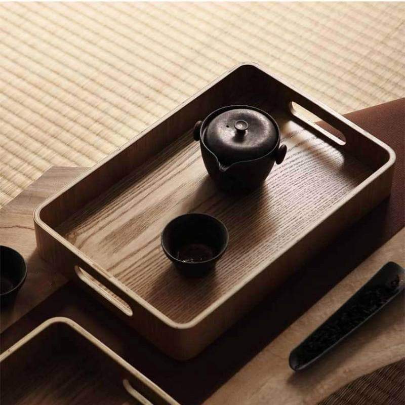 Avtoit | Slim, round serving trays made of wood