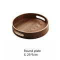 Avtoit | Slim, round serving trays made of wood