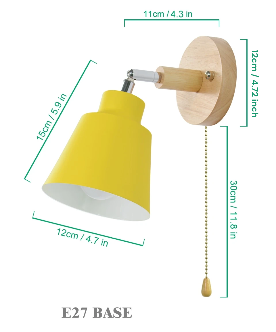 Avtoit | Rotatable Collin Wall Light with Pull Chain Switch